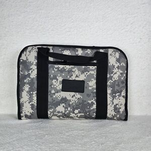 Camo Pistol Case Conceal Holster Pro Shooter Bag Rev YKK Zipper 4 Mag Slots